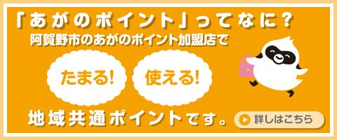 あがのポイントってなに？